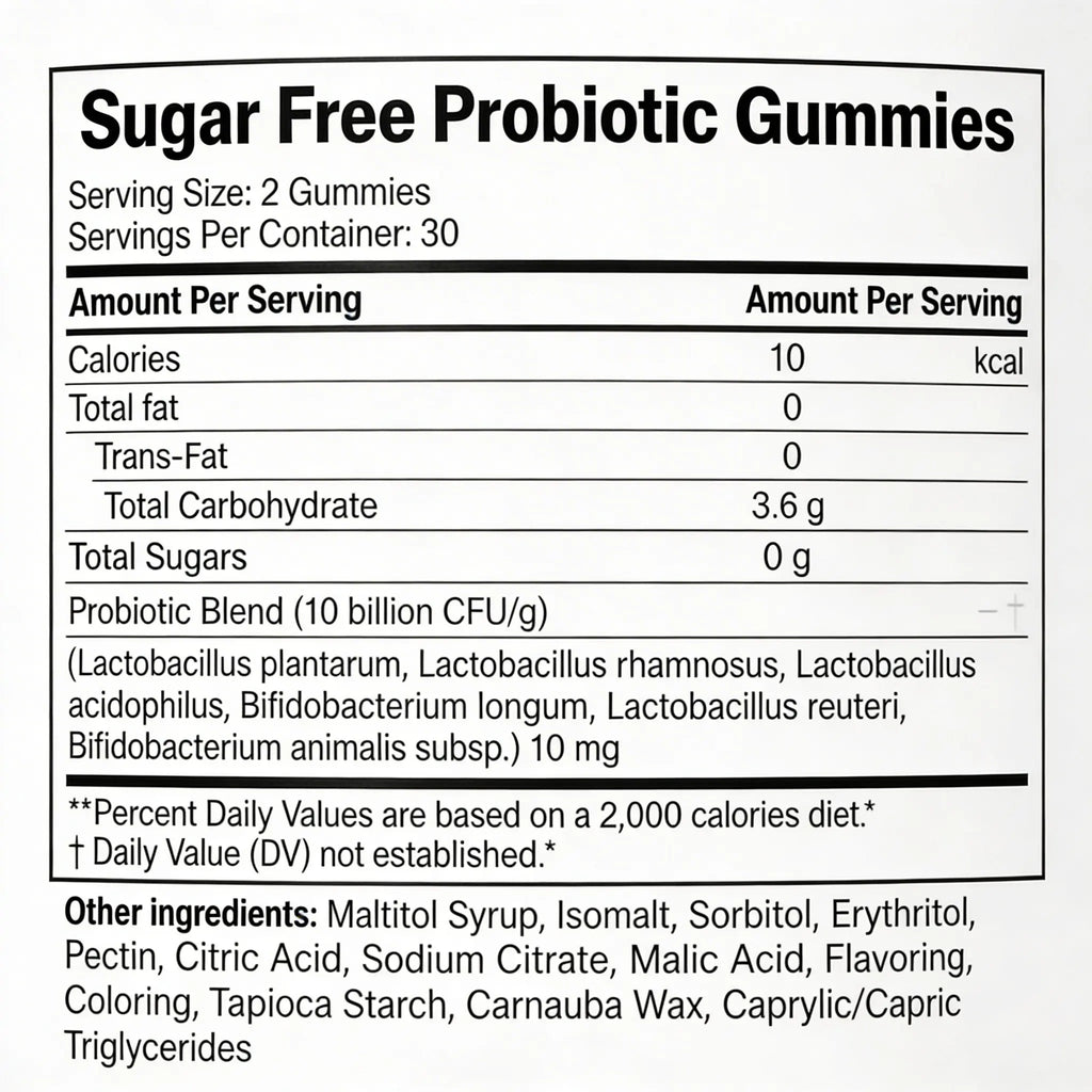 SPNutrition Probiotic Gummies (30 Day Supply)
